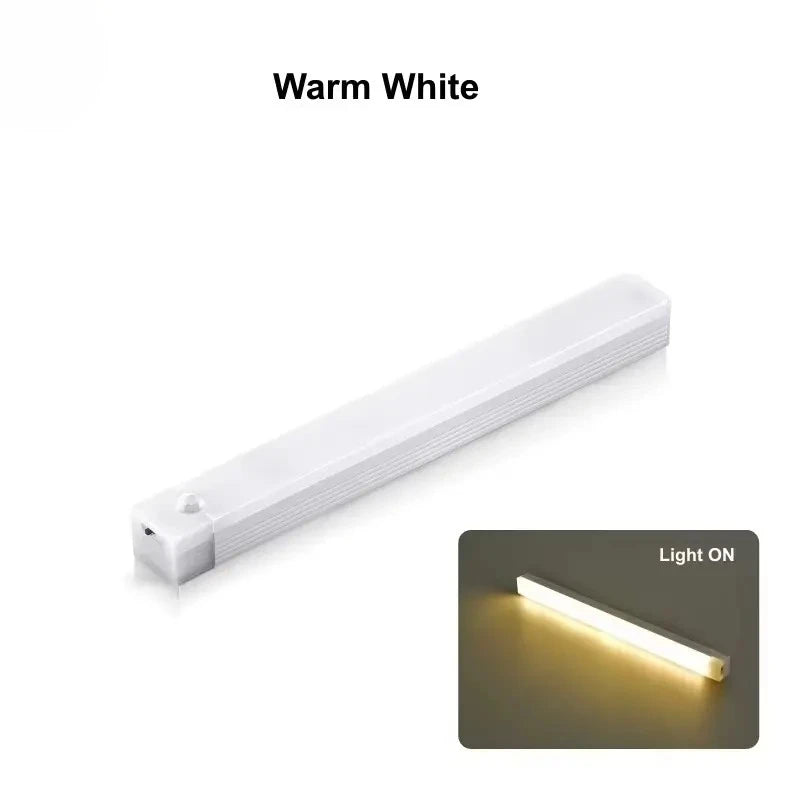 LED Motion Sensing Light Wireless USB Rechargeable Motion Detection Suitable for Kitchen Wardrobe Corridor and Staircase Lights