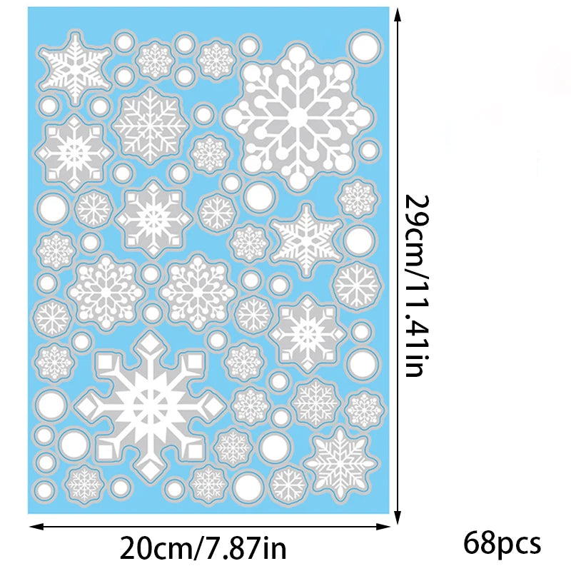 MissDeer Christmas Santa Claus Window Stickers Wall Ornaments Pendant Merry Christmas For Home Decor New Year Glass Decal