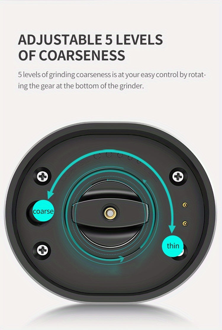 [1-Piece/2-Piece Option] Electric Salt & Pepper Grinder Set - Battery Powered (Batteries Not Included). Dual-Pack with Stand, Practical White LED Light. Adjustable Coarseness