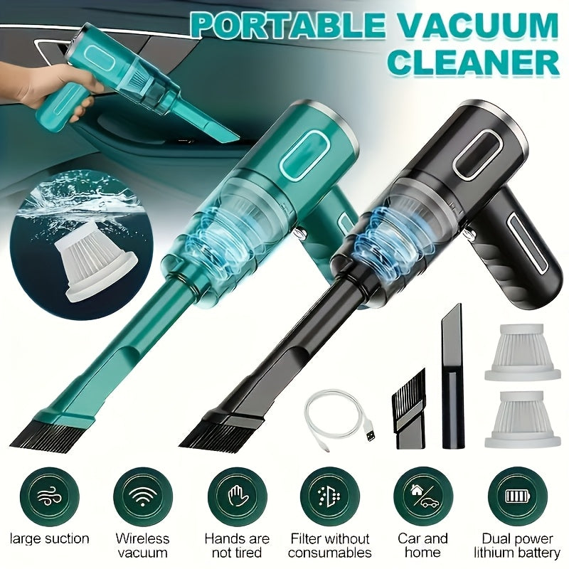 Wireless Powerful Vacuum Cleaner, Suitable for Hardwood Floors/ Carpets/ Pet Hair, Very Suitable As A Gift for Men, Women, Fathers, Mothers And Husbands, Suitable for Anniversary And Birthday Gifts.