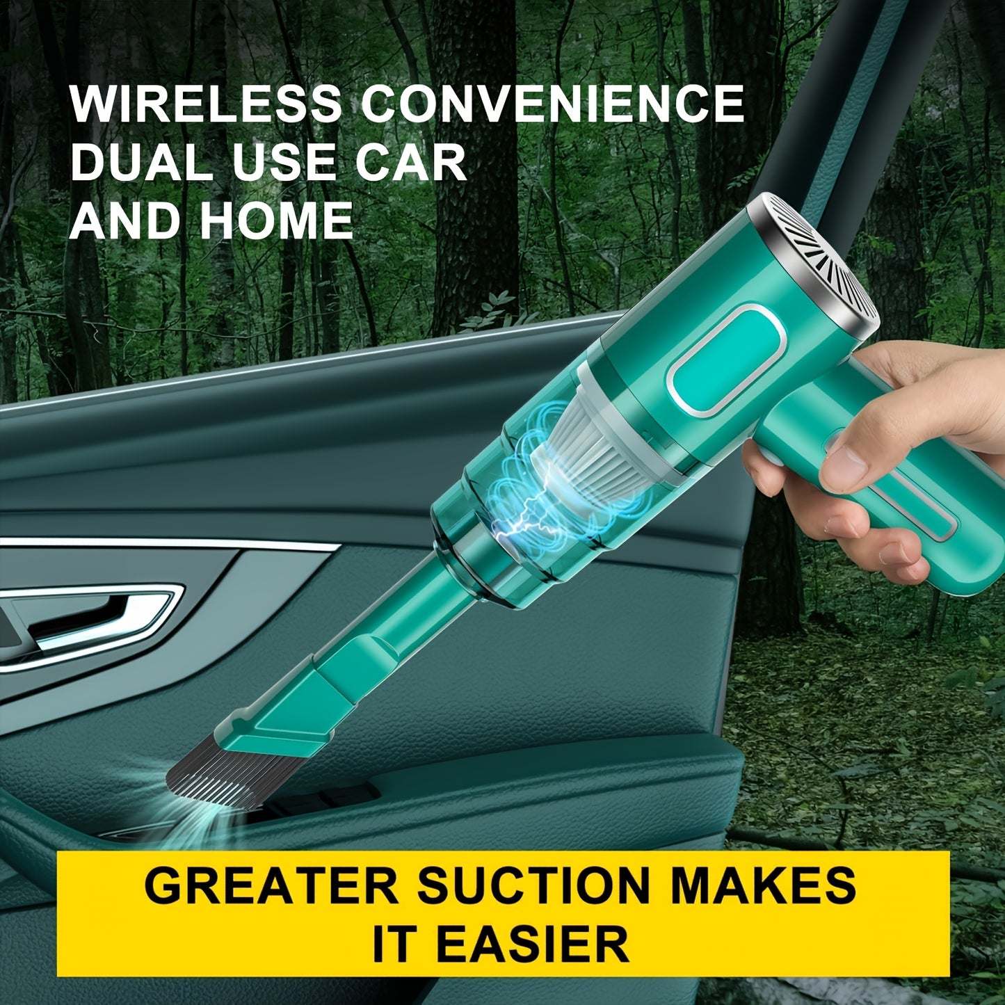 Wireless Powerful Vacuum Cleaner, Suitable for Hardwood Floors/ Carpets/ Pet Hair, Very Suitable As A Gift for Men, Women, Fathers, Mothers And Husbands, Suitable for Anniversary And Birthday Gifts.