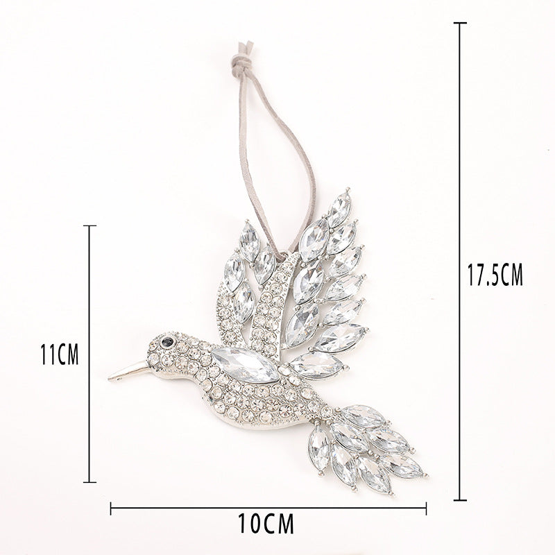 Christmas Crystal Clear Acrylic Snowflake Walking Stick Xmas Tree Pendant Ornaments Christmas Decoration For Home Navidad Noel