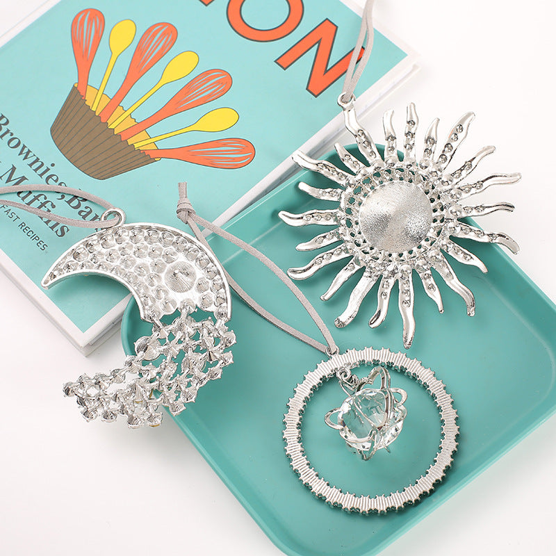 Christmas Crystal Clear Acrylic Snowflake Walking Stick Xmas Tree Pendant Ornaments Christmas Decoration For Home Navidad Noel