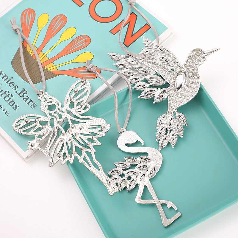 Christmas Crystal Clear Acrylic Snowflake Walking Stick Xmas Tree Pendant Ornaments Christmas Decoration For Home Navidad Noel