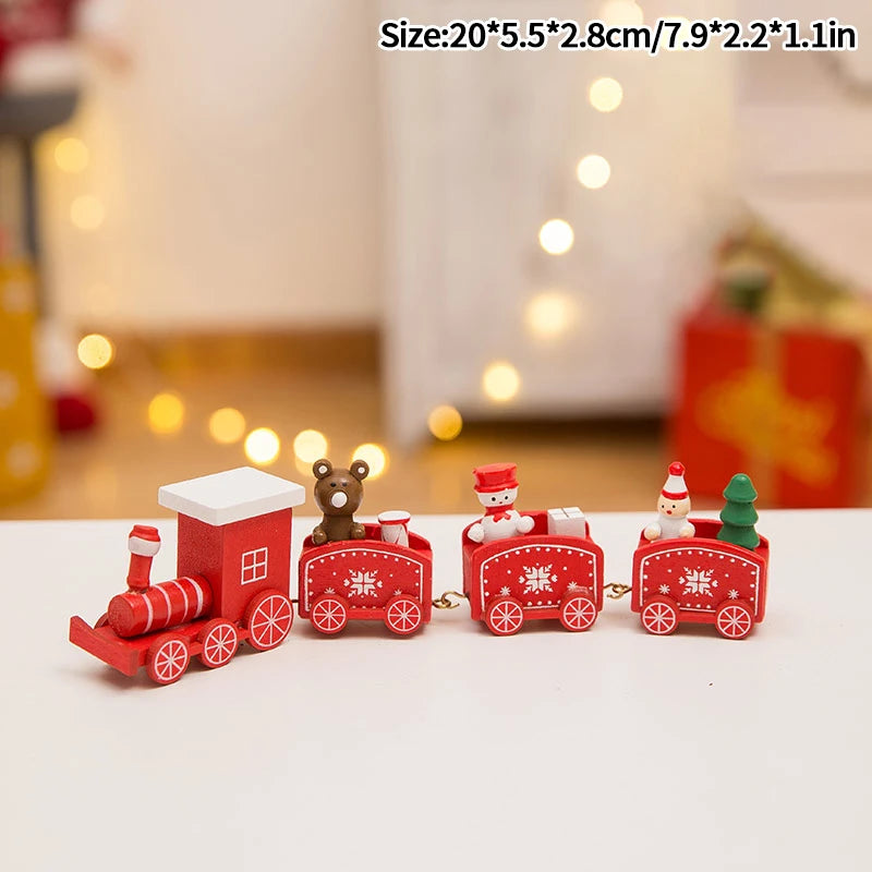 DIY Mini Christmas Tree Decorations Window Display Ornament adornos  Wooden Christmas Tree Desktop Ornament Christmas Supplies