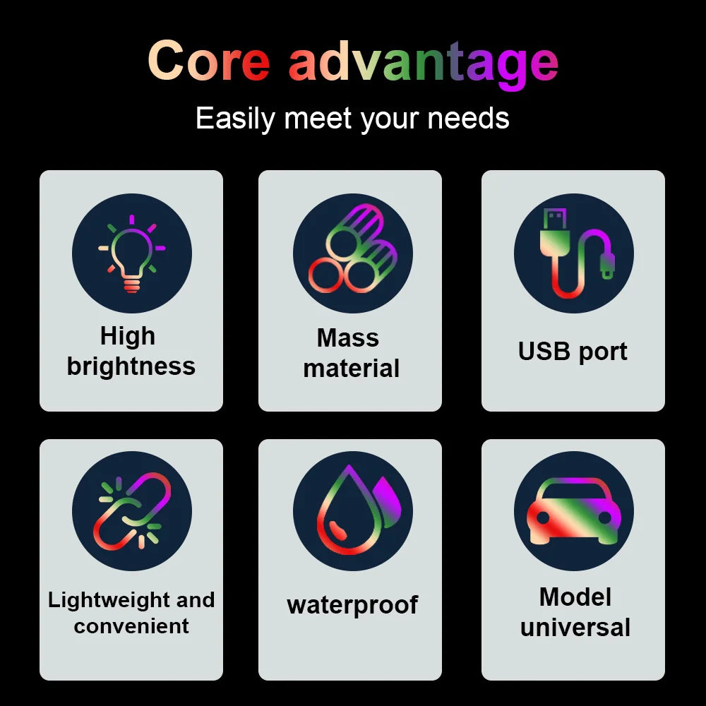 Flexile LED Windshield Display for Cars with Animated Blinking Demon EyesGeneral Motors Front and Rear Windshield Dynamic Light
