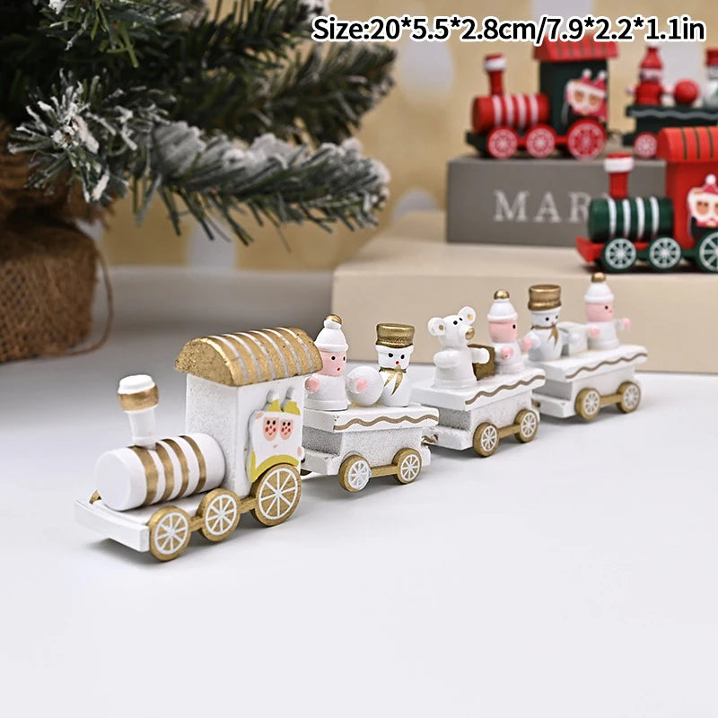 DIY Mini Christmas Tree Decorations Window Display Ornament adornos  Wooden Christmas Tree Desktop Ornament Christmas Supplies