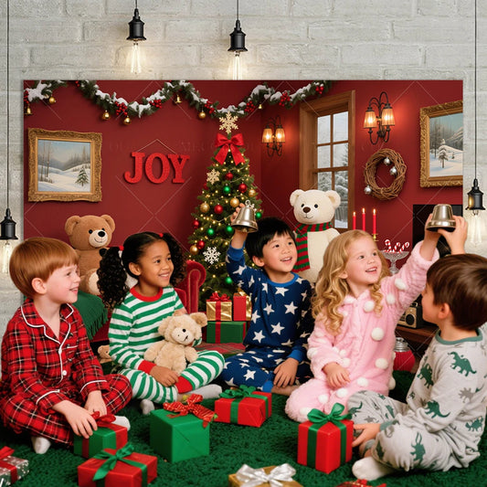 2025 New Year Christmas Background Customized Family Party Decoration Banner Provide Portrait Photography Studio Shooting Props