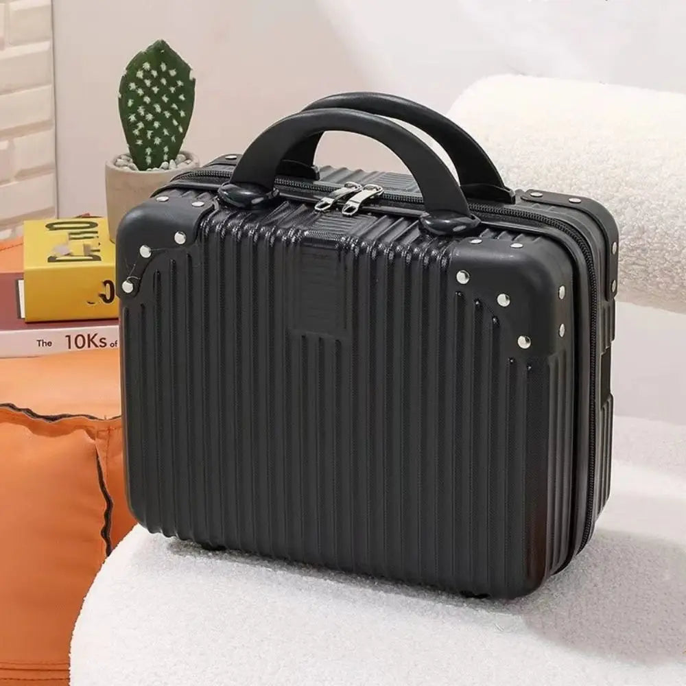 14 inch Lightweight Mini Travel Suitcase Cosmetic Box Waterproof Hand Luggage Organizer Makeup Case Protable Small Boarding Case