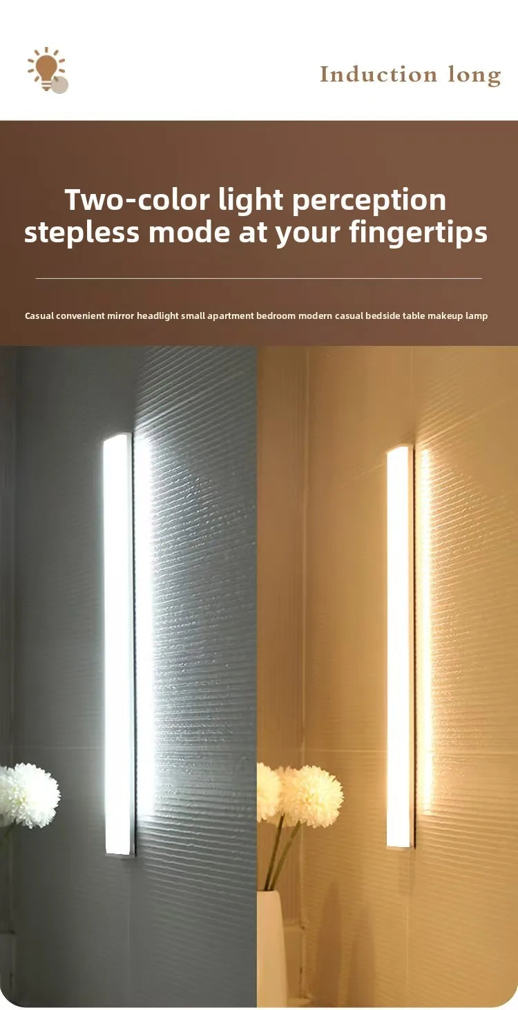 LED Motion Sensing Light Wireless USB Rechargeable Motion Detection Suitable for Kitchen Wardrobe Corridor and Staircase Lights