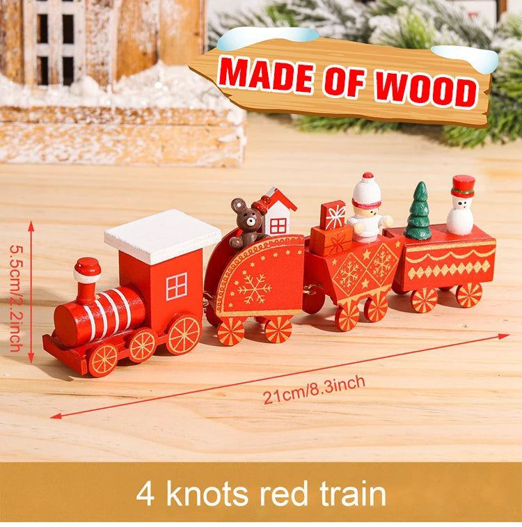 Christmas Train Merry Christmas Decorations For Home 2025 Cristmas Ornament Xmas Navidad Noel Gifts Happy New Year 2026 Gifts
