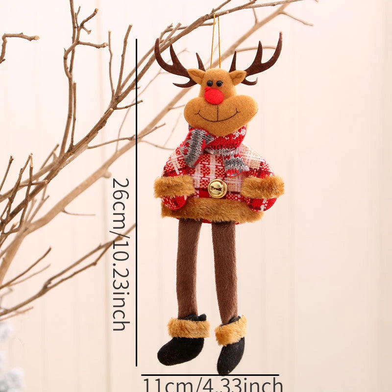 Christmas Decorations for Home Lovely Faceless doll Hanging Pendant Christmas Tree DIY Decor Ornaments Xmas New Year Gifts Kids