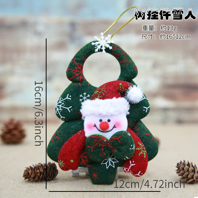 Christmas Decorations for Home Lovely Faceless doll Hanging Pendant Christmas Tree DIY Decor Ornaments Xmas New Year Gifts Kids