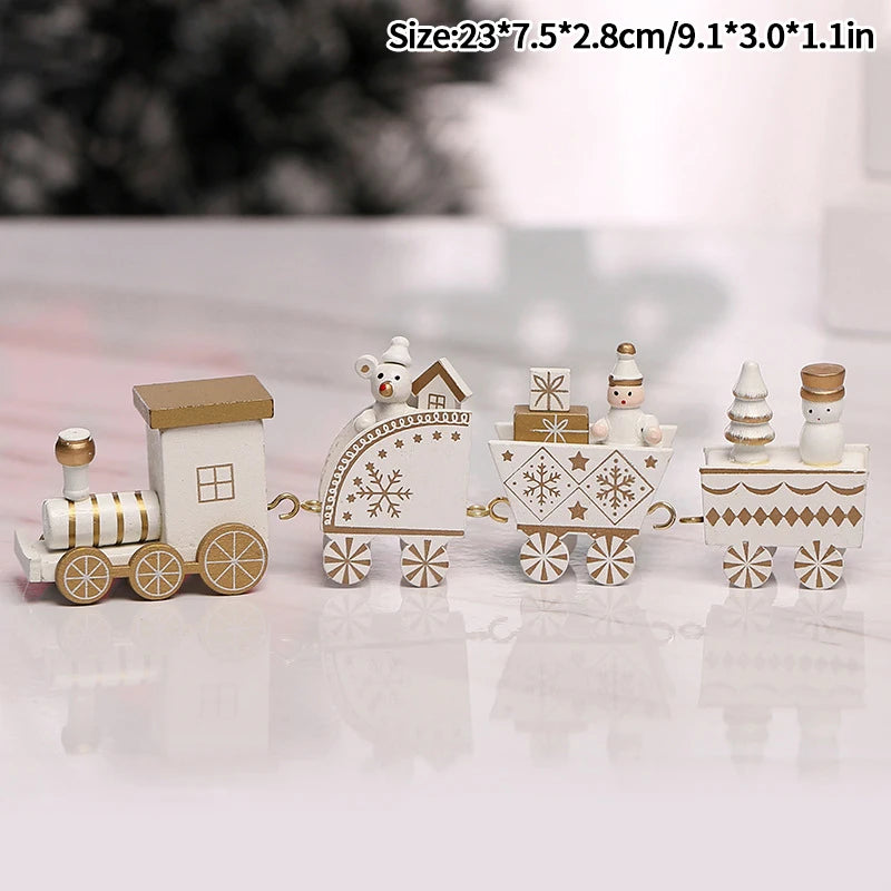 DIY Mini Christmas Tree Decorations Window Display Ornament adornos  Wooden Christmas Tree Desktop Ornament Christmas Supplies