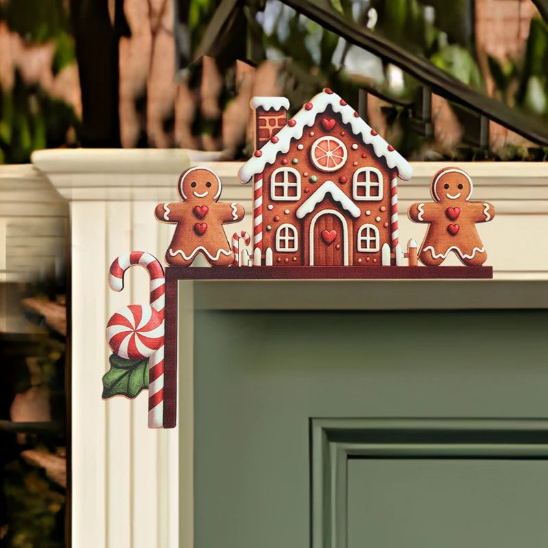 Christmas Wooden Ornament Christmas Party Decoration 2025 Xmas Santa Claus Snowman Pendants Navidad Natal New Year Gift 2026