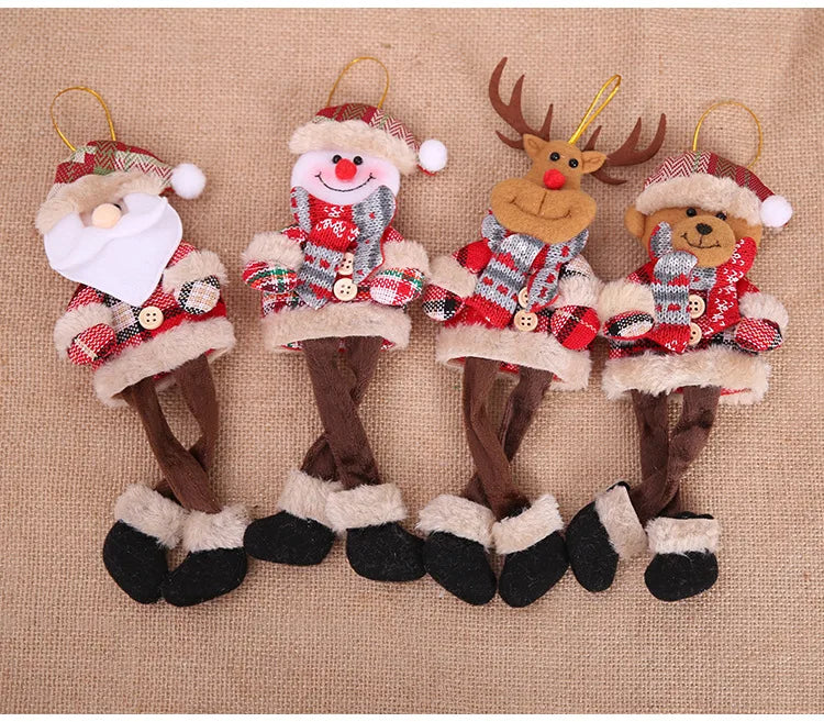 Christmas Decorations for Home Lovely Faceless doll Hanging Pendant Christmas Tree DIY Decor Ornaments Xmas New Year Gifts Kids