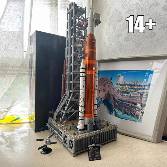 3601pcs Creativity Artemis Space Launch System 10341 Rocket Spacecraft Assembling Puzzle Model Holiday Birthday Gifts