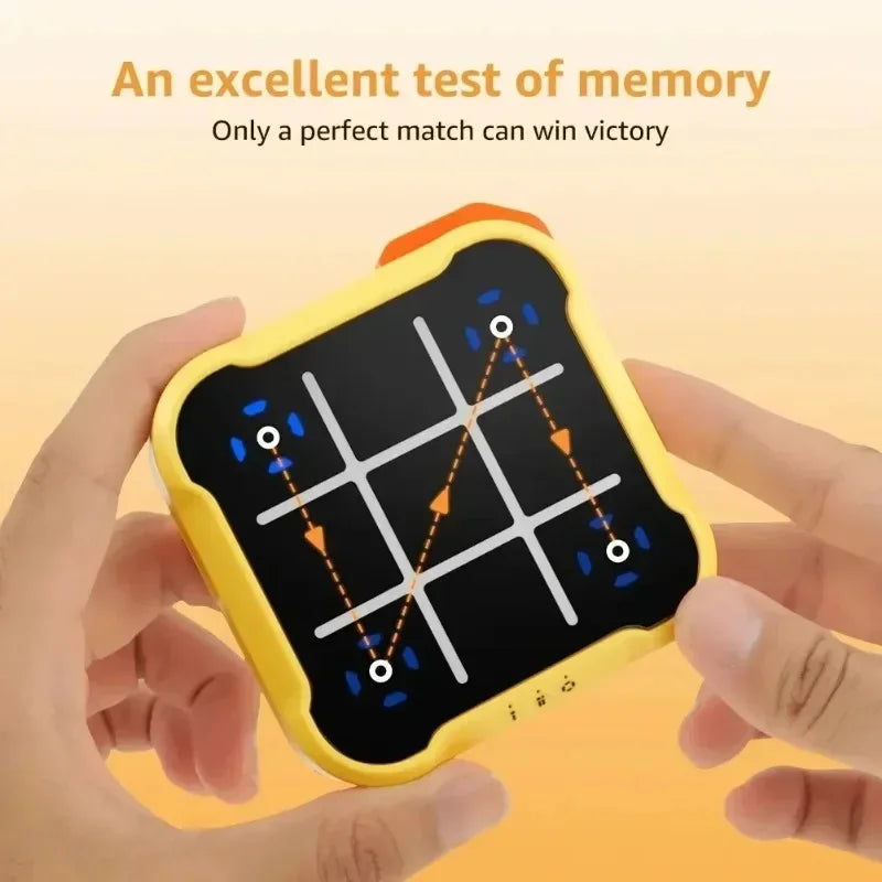 Tic-Tac-Toe Board Board Multifunctional Electronic Games Montessori Puzzle Table Game Chess Chess Set Portable for Adults Kids