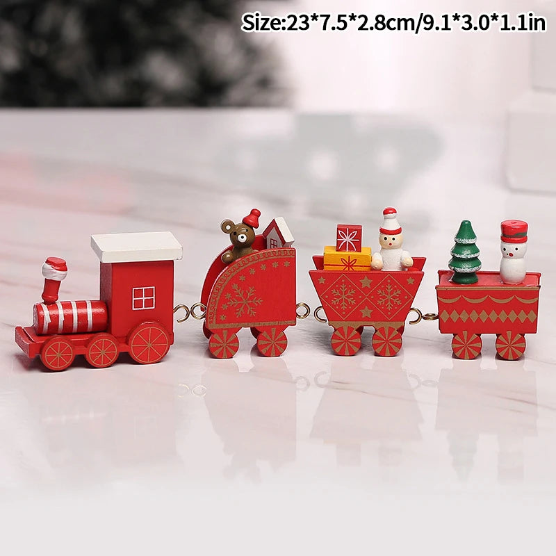 DIY Mini Christmas Tree Decorations Window Display Ornament adornos  Wooden Christmas Tree Desktop Ornament Christmas Supplies