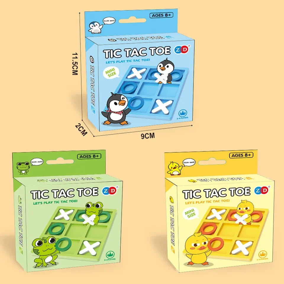 Mini Advanced Tic Tac Toe Board Game for Family Fun Interactive Puzzle Game Perfect for Friends Party Birthday Gifts