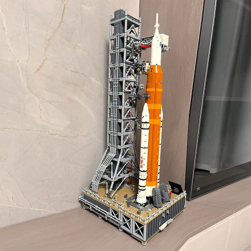 3601pcs Creativity Artemis Space Launch System 10341 Rocket Spacecraft Assembling Puzzle Model Holiday Birthday Gifts