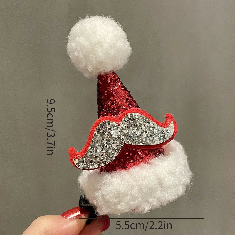 Christmas Decoration 2025 Hair Accessory Christmas Birthday Party Favors Gifts for Kids Hairpin Navidad 2025 Novedades