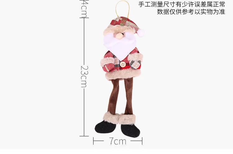 Christmas Decorations for Home Lovely Faceless doll Hanging Pendant Christmas Tree DIY Decor Ornaments Xmas New Year Gifts Kids