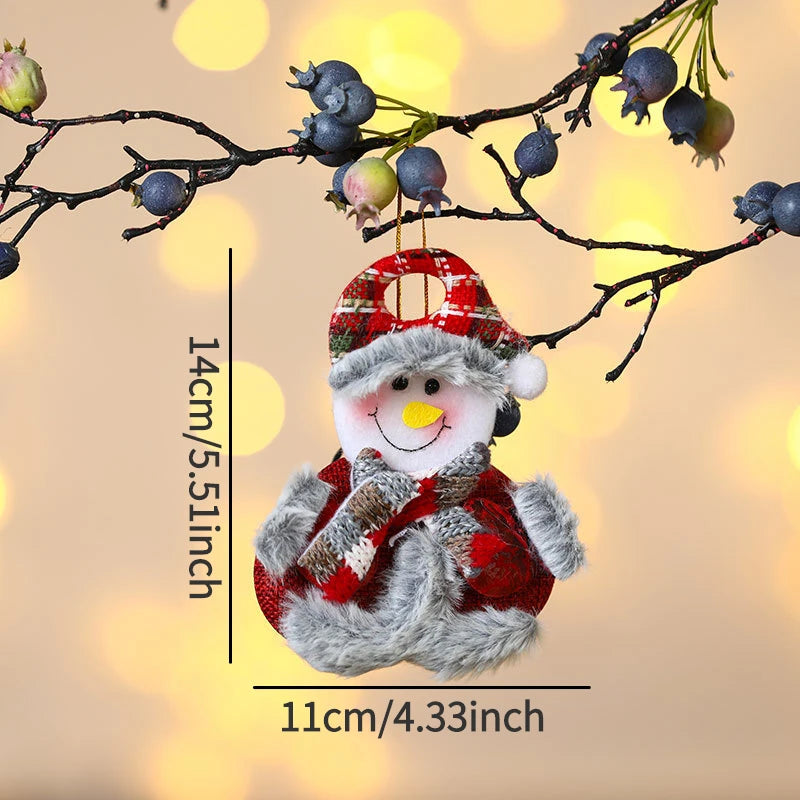 Christmas Decorations for Home Lovely Faceless doll Hanging Pendant Christmas Tree DIY Decor Ornaments Xmas New Year Gifts Kids