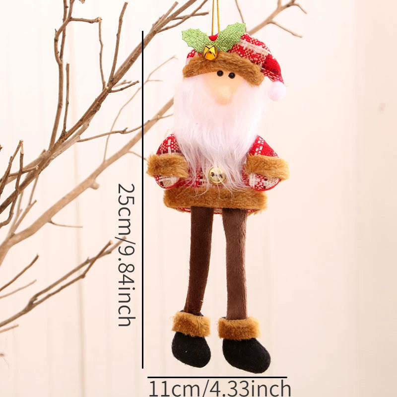 Christmas Decorations for Home Lovely Faceless doll Hanging Pendant Christmas Tree DIY Decor Ornaments Xmas New Year Gifts Kids