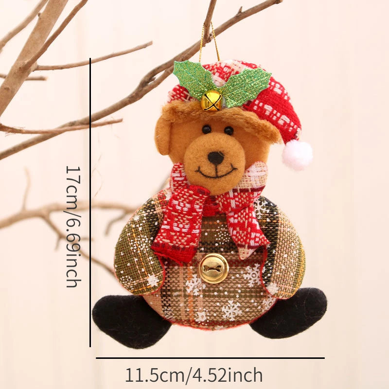 Christmas Decorations for Home Lovely Faceless doll Hanging Pendant Christmas Tree DIY Decor Ornaments Xmas New Year Gifts Kids