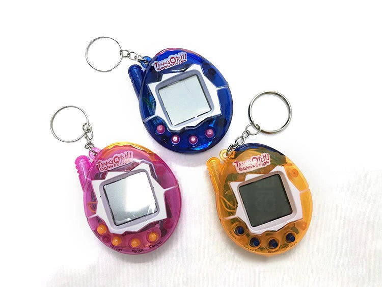 1PC Transparent Electronic Pets Nostalgic 168 Pets In One Virtual Cyber Digital Nostalgic Funny Toys Pixel Funny Play