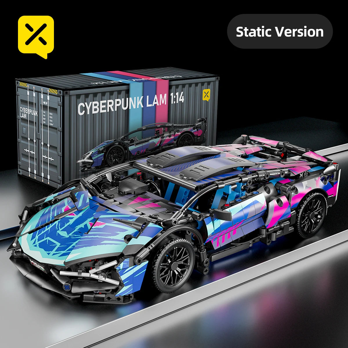 New 1280Pcs Technical Building Blocks Racing Car Model Remote Control Electric RC Car Version Optional Construction Toys For Boy