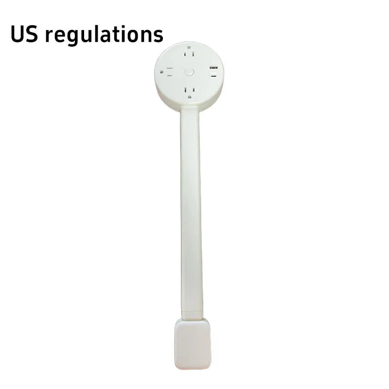 Electrical Outlet Extender Plug Wall Outlet Extender Extendable Wall Socket Rotatable Folding Portable Power Socket