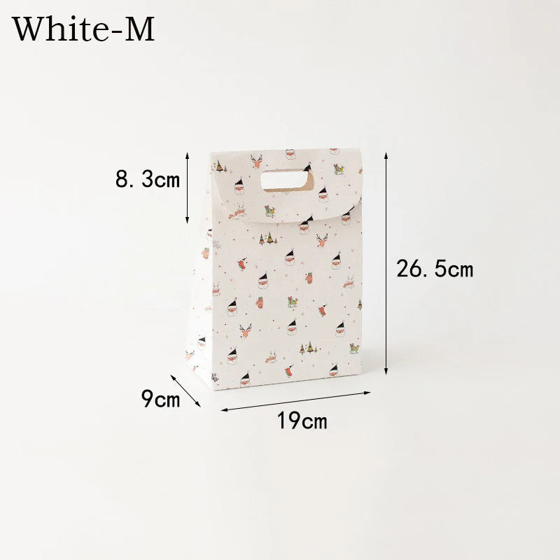 Christmas gift box candy bag portable flip cover souvenir gift bag