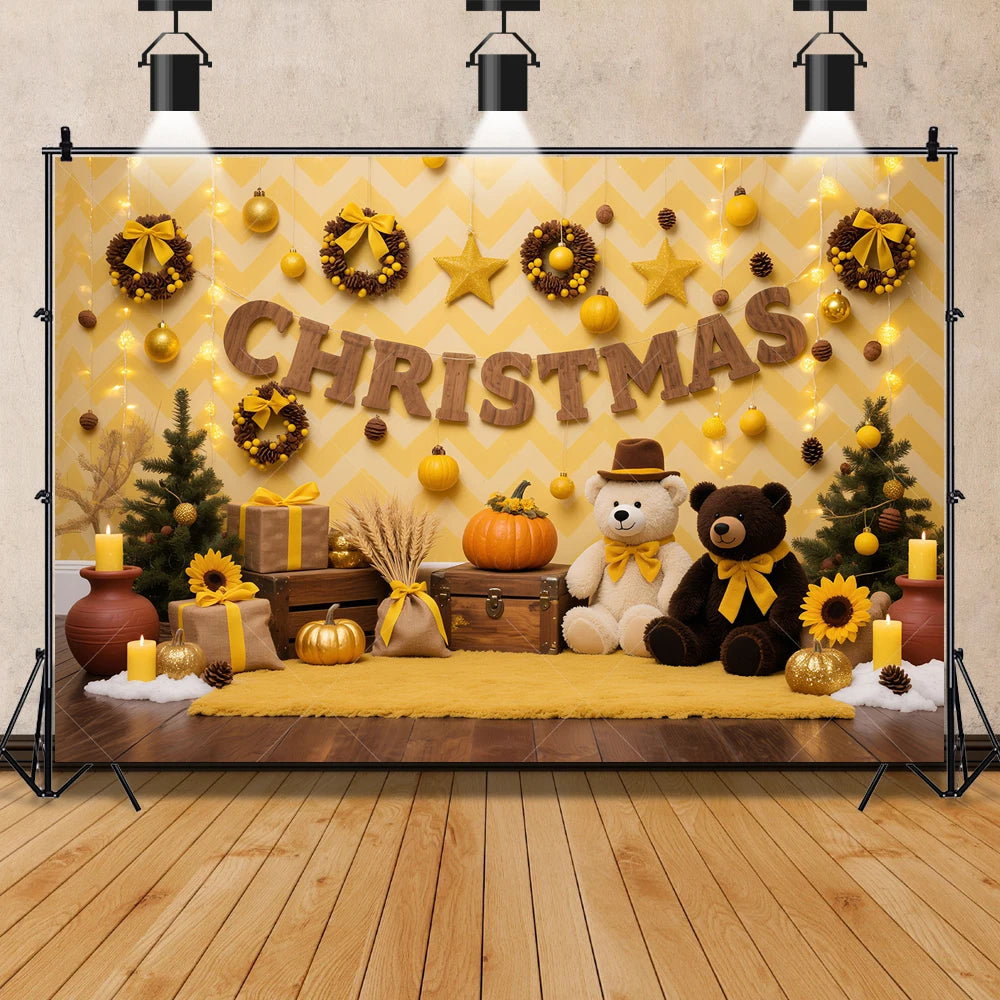 2025 New Year Christmas Background Customized Family Party Decoration Banner Provide Portrait Photography Studio Shooting Props