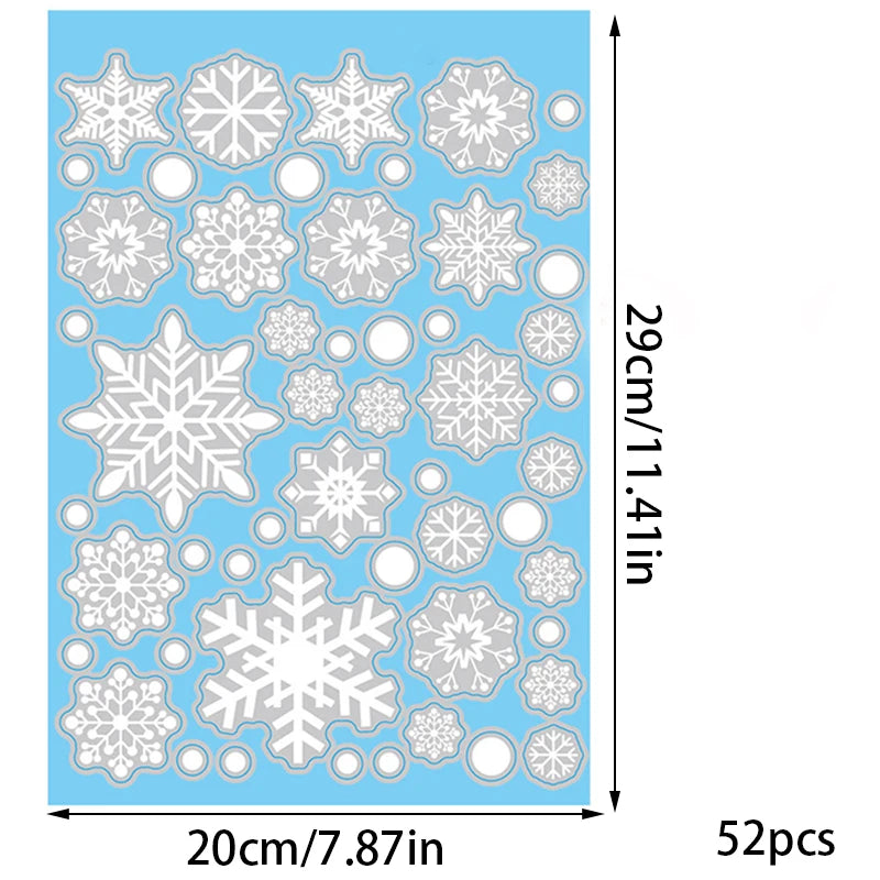 MissDeer Christmas Santa Claus Window Stickers Wall Ornaments Pendant Merry Christmas For Home Decor New Year Glass Decal