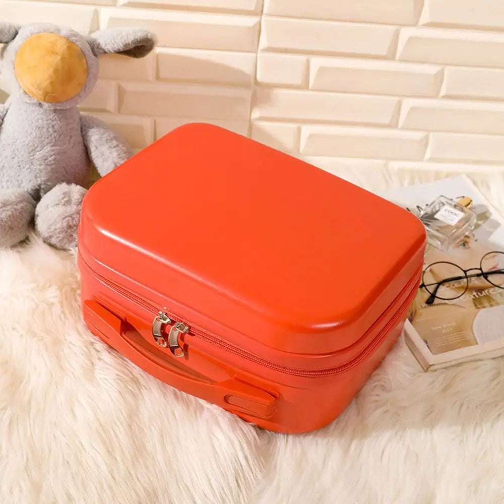 14 inch Lightweight Mini Travel Suitcase Cosmetic Box Waterproof Hand Luggage Organizer Makeup Case Protable Small Boarding Case