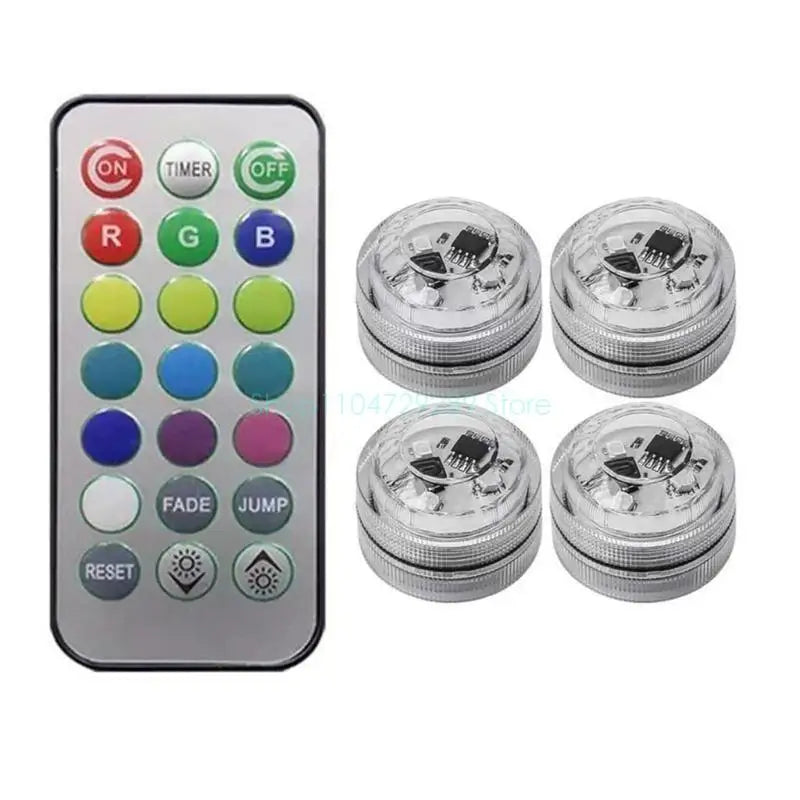 LED Lights Car Interior Ambient Light Remote Control Atmosphere Light Roof Light Decoration Lamp Brightness Adjustable