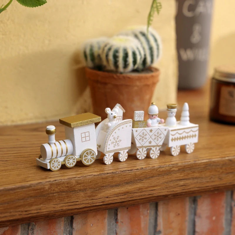 DIY Mini Christmas Tree Decorations Window Display Ornament adornos  Wooden Christmas Tree Desktop Ornament Christmas Supplies