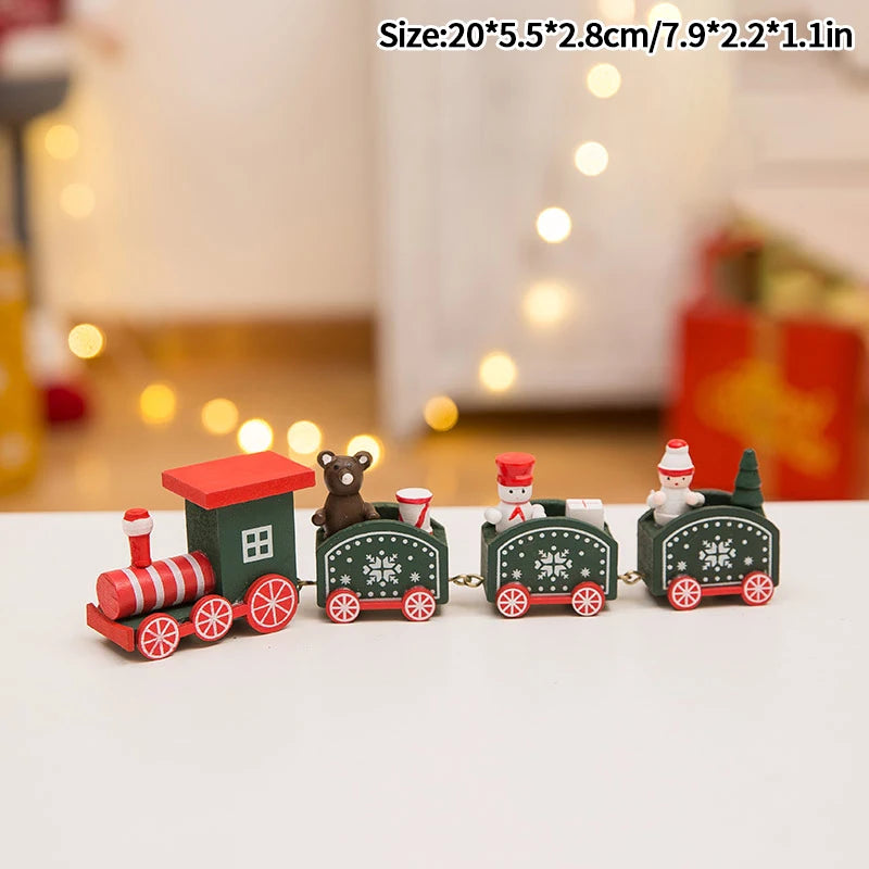 DIY Mini Christmas Tree Decorations Window Display Ornament adornos  Wooden Christmas Tree Desktop Ornament Christmas Supplies