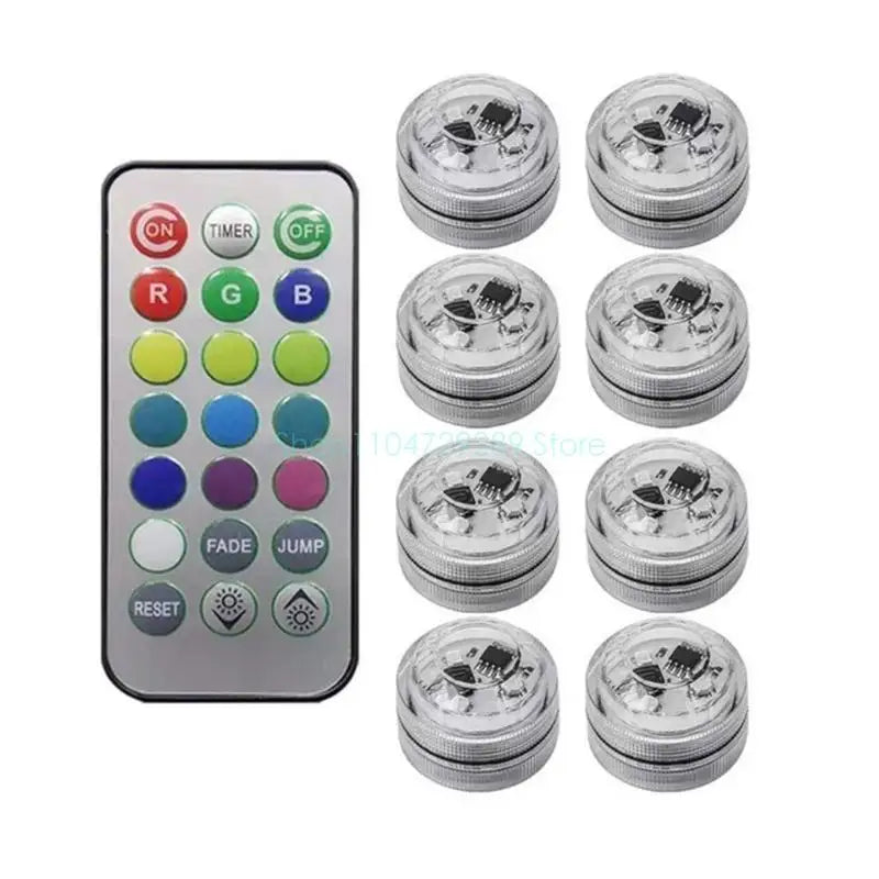 LED Lights Car Interior Ambient Light Remote Control Atmosphere Light Roof Light Decoration Lamp Brightness Adjustable