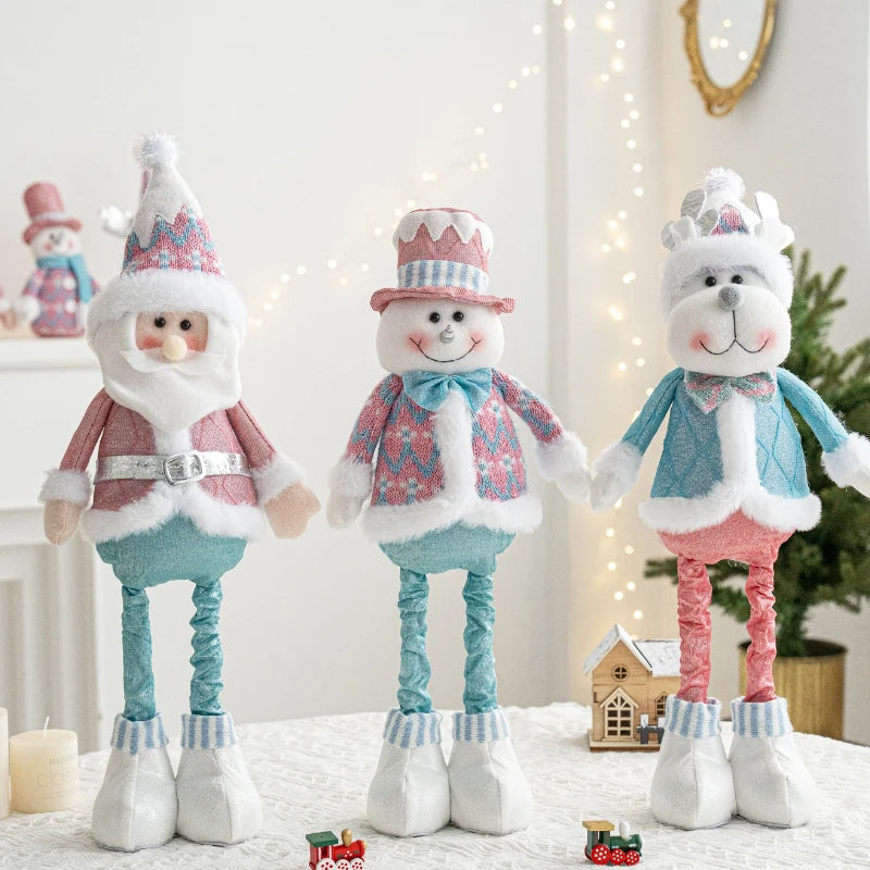 Christmas decorations - Santa Claus, snowmen, and reindeer, holiday decorations for Christmas, birthday parties, and holidays