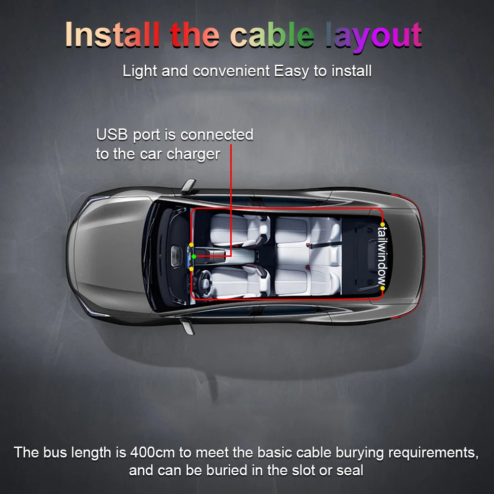 Flexile LED Windshield Display for Cars with Animated Blinking Demon EyesGeneral Motors Front and Rear Windshield Dynamic Light