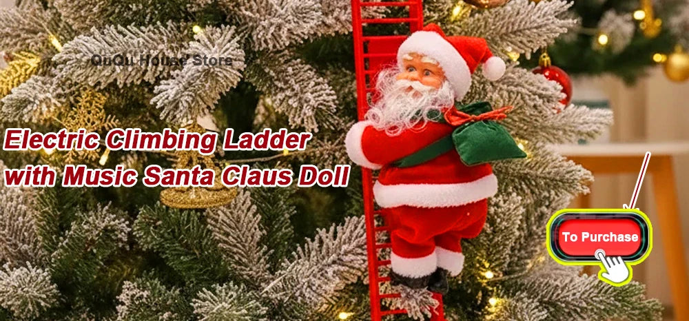 Climbing Santa Claus Hanging Plush for Window, Balcony, Roof, Chimney, Outdoor Christmas Decoration, Festival Merry Gift 2025