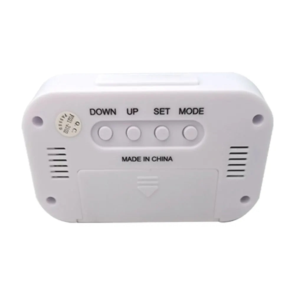 LED Digital Alarm Clock Electronic Digital Alarm Screen Desktop Clock For Home Office Backlight Snooze Data Calendar Desk Clocks