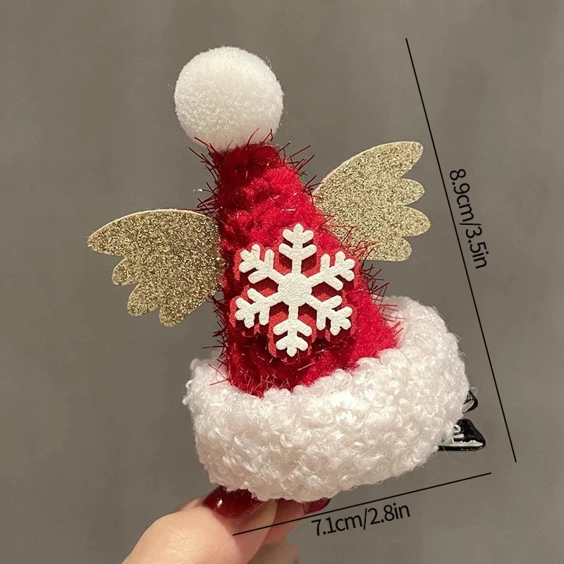 Christmas Decoration 2025 Hair Accessory Christmas Birthday Party Favors Gifts for Kids Hairpin Navidad 2025 Novedades