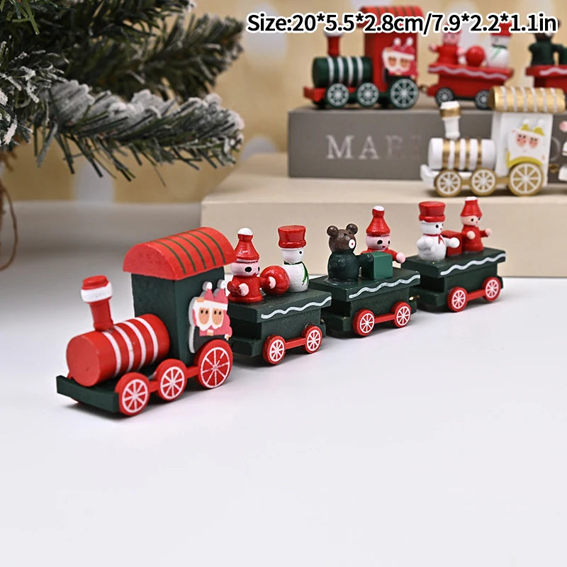 DIY Mini Christmas Tree Decorations Window Display Ornament adornos  Wooden Christmas Tree Desktop Ornament Christmas Supplies