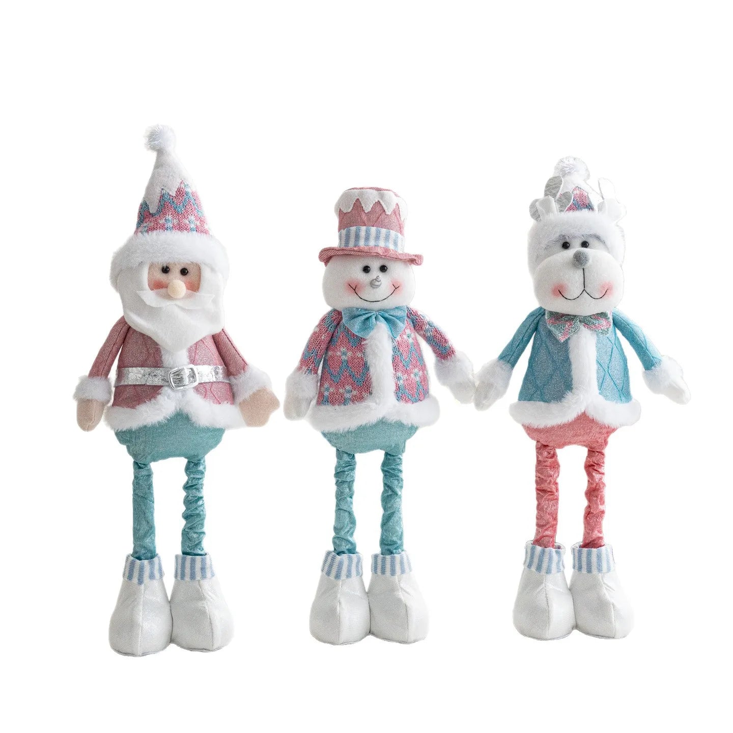 Christmas decorations - Santa Claus, snowmen, and reindeer, holiday decorations for Christmas, birthday parties, and holidays