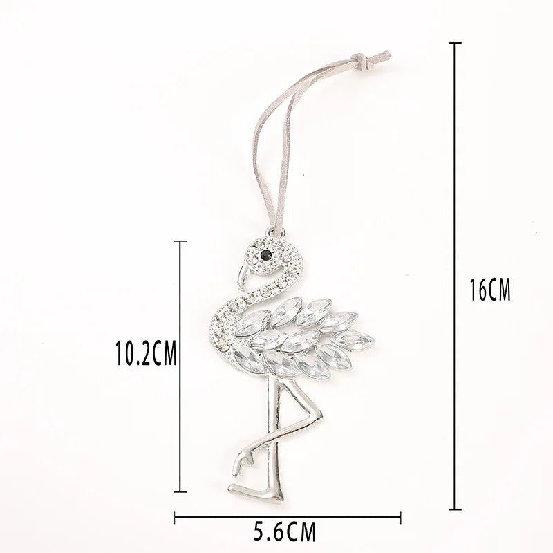 Christmas Crystal Clear Acrylic Snowflake Walking Stick Xmas Tree Pendant Ornaments Christmas Decoration For Home Navidad Noel