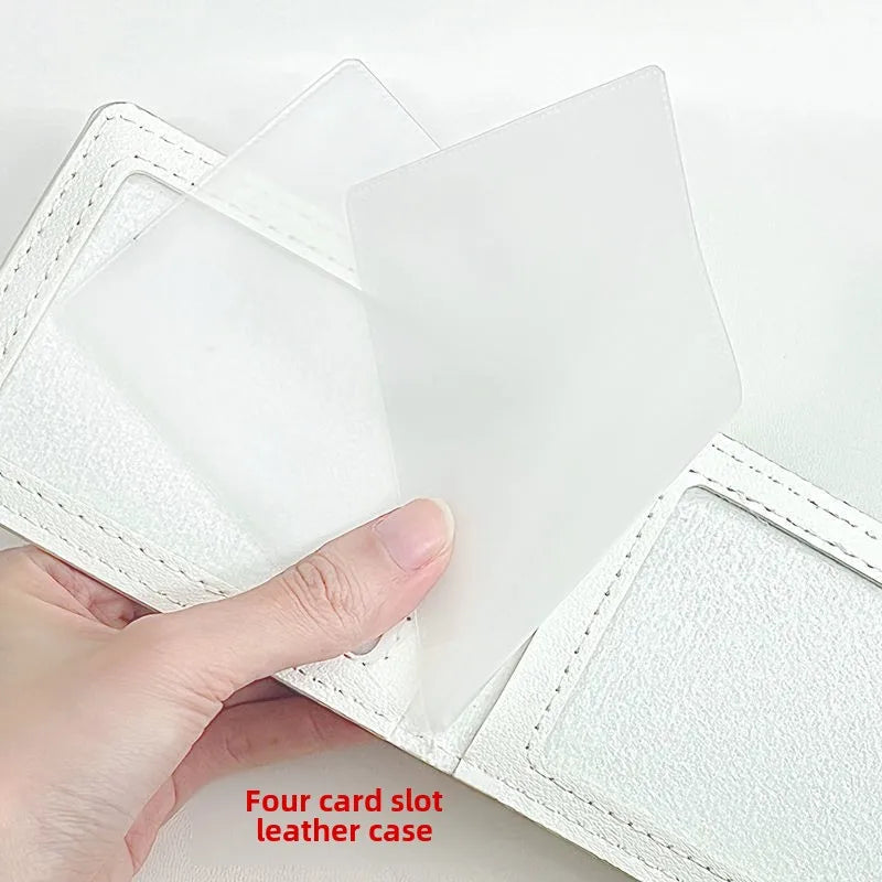 Cute Bubu Dudu PU Leather ID Card Holder Anime Bank Credit Card Box Multi Slot Slim Cards Case Wallet Women Men Card Cover Gift